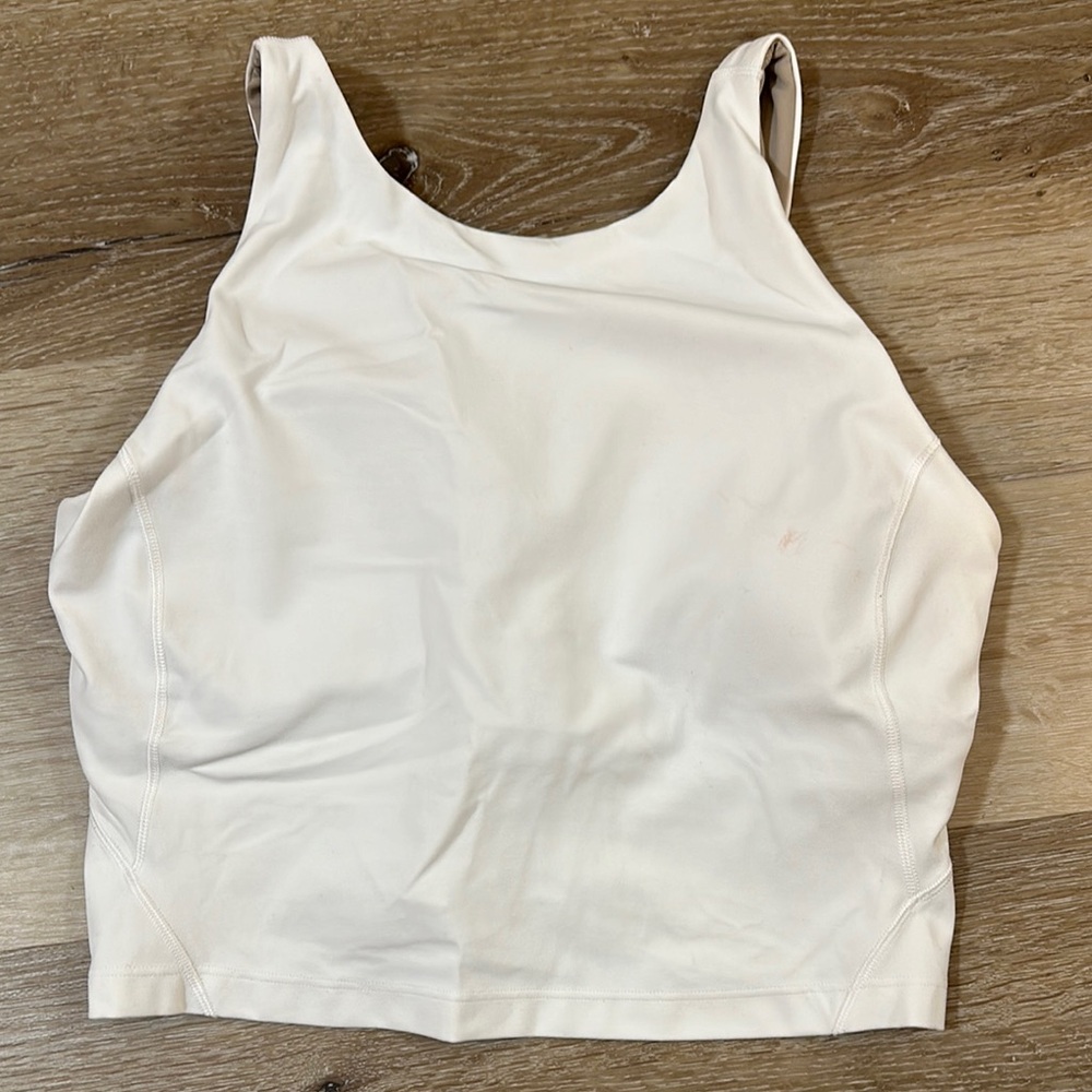 Lululemon White Tank Top